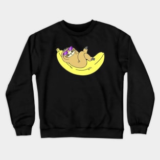 Cool Bananas Sloth Crewneck Sweatshirt